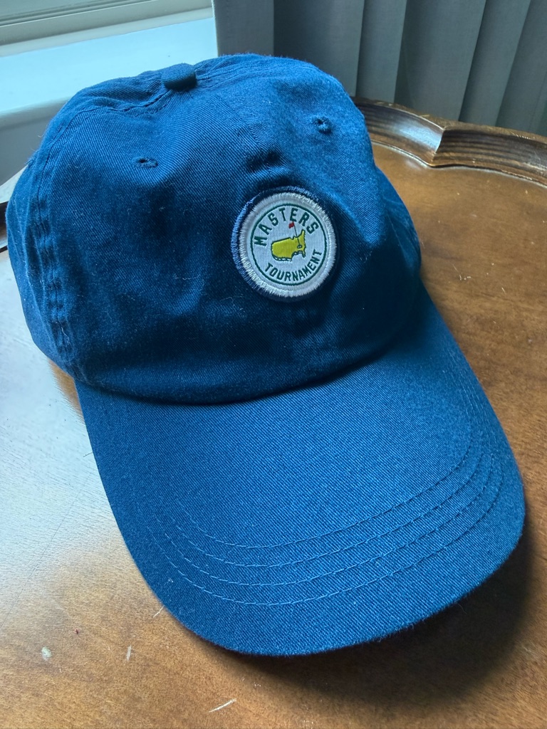Masters Tournament Golf Hat Navy Blue Adjustable